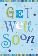 6pk Cards C50 Get Well - Tiger Feet Ireland