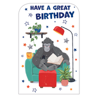 6pk Cards C75 Birthday Open - Tiger Feet Ireland