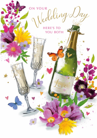 6pk Cards C50 Wedding Day - Tiger Feet Ireland