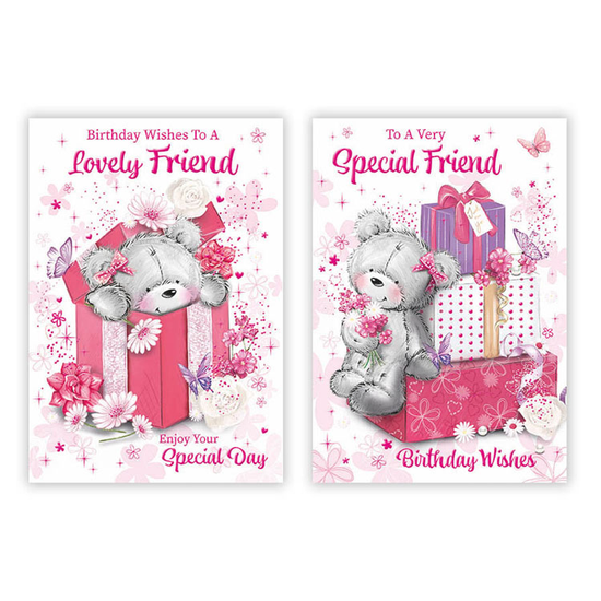 Poppyhill 12 Pack Cards C50 Birthday Friend