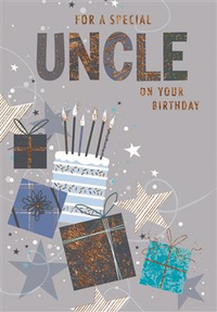 6pk Cards C50 Birthday Uncle - Tiger Feet Ireland