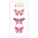 6pk Cards C55 Birthday Niece - Tiger Feet Ireland