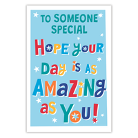 6pk Cards C75 Birthday Someone Special - Tiger Feet Ireland