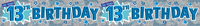 6pk Banners Birthday Age 13 - Tiger Feet Ireland