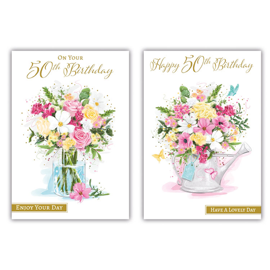 Poppyhill C50 Birthday Age 50 12pk