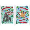12pk Cards C50 Birthday Boyfriend - Tiger Feet Ireland
