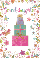 6pk Cards C50 Birthday Grand Daughter - Tiger Feet Ireland