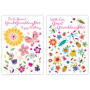 12pk Cards C50 Birthday Great-Granddaughter - Tiger Feet Ireland