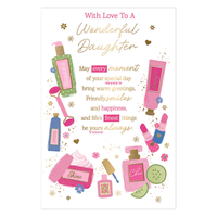 6pk Cards C75 Birthday Daughter - Tiger Feet Ireland