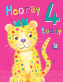 6pk Cards ED C50 Age 4 Fem Leopard - Tiger Feet Ireland