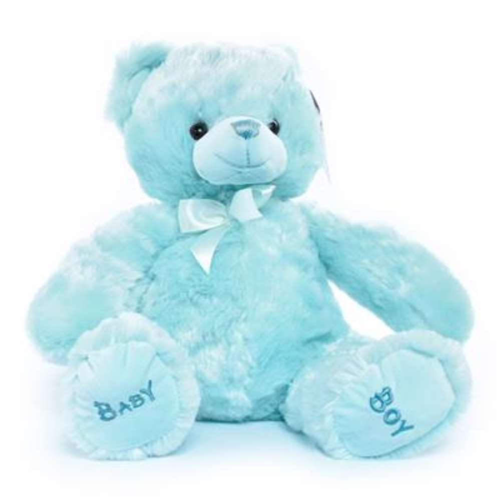 Bobby Bear 30cm Blue - Tiger Feet Ireland