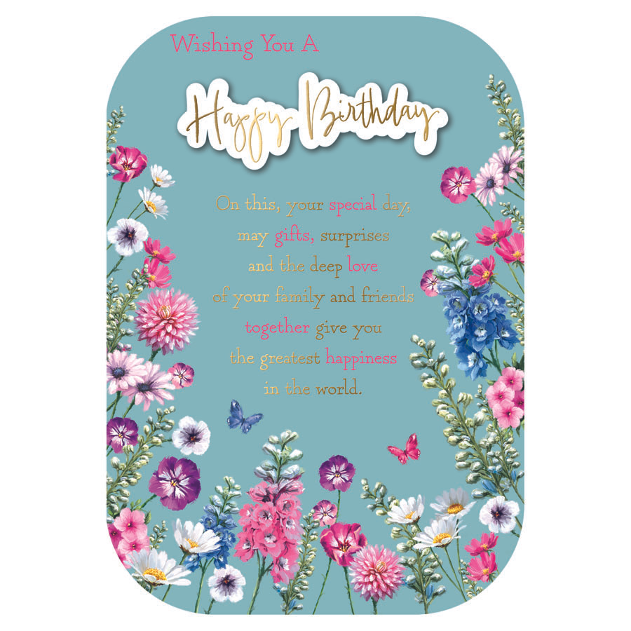 6pk Cards C90 Birthday Open - Tiger Feet Ireland