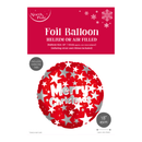 Foil Blln 18" Merry Xmas - Tiger Feet Ireland