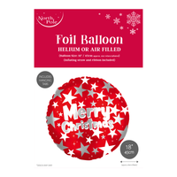 Foil Blln 18" Merry Xmas - Tiger Feet Ireland