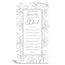 6pk Cards C55 Sympathy Loss Of Dad - Tiger Feet Ireland