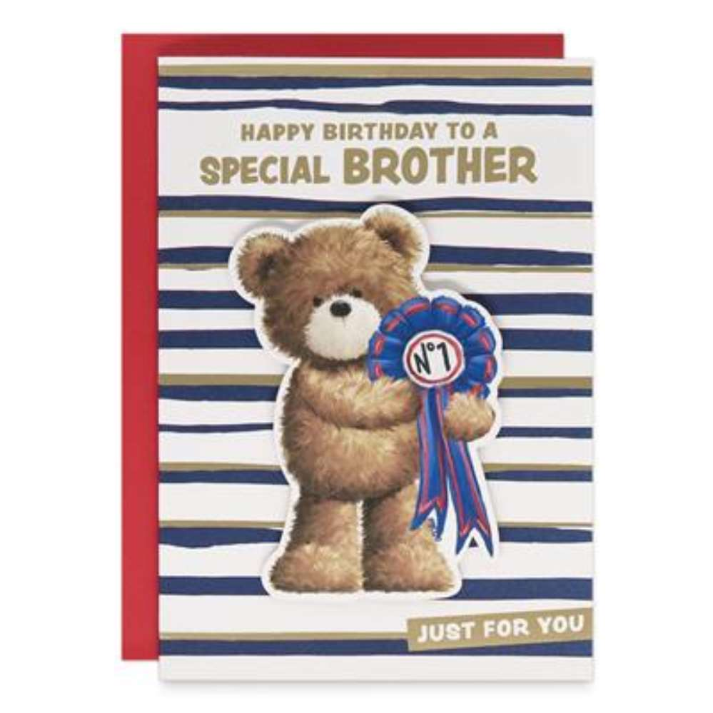 6pk Cards C50 Birthday Brother - Tiger Feet Ireland