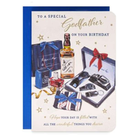6pk Cards C50 Birthday Godfather - Tiger Feet Ireland
