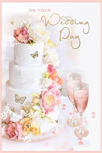 6pk Cards C75 Wedding Day - Tiger Feet Ireland