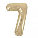 Foil Balloons 34" Big Numbers Gold - Tiger Feet Ireland