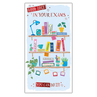 6pk Cards C55 Good Luck Exams - Tiger Feet Ireland