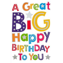 6pk Cards C50 Birthday Open - Tiger Feet Ireland