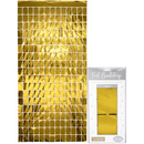 Gold Retangle Foil Backdrop 1m x 2m - Tiger Feet Ireland