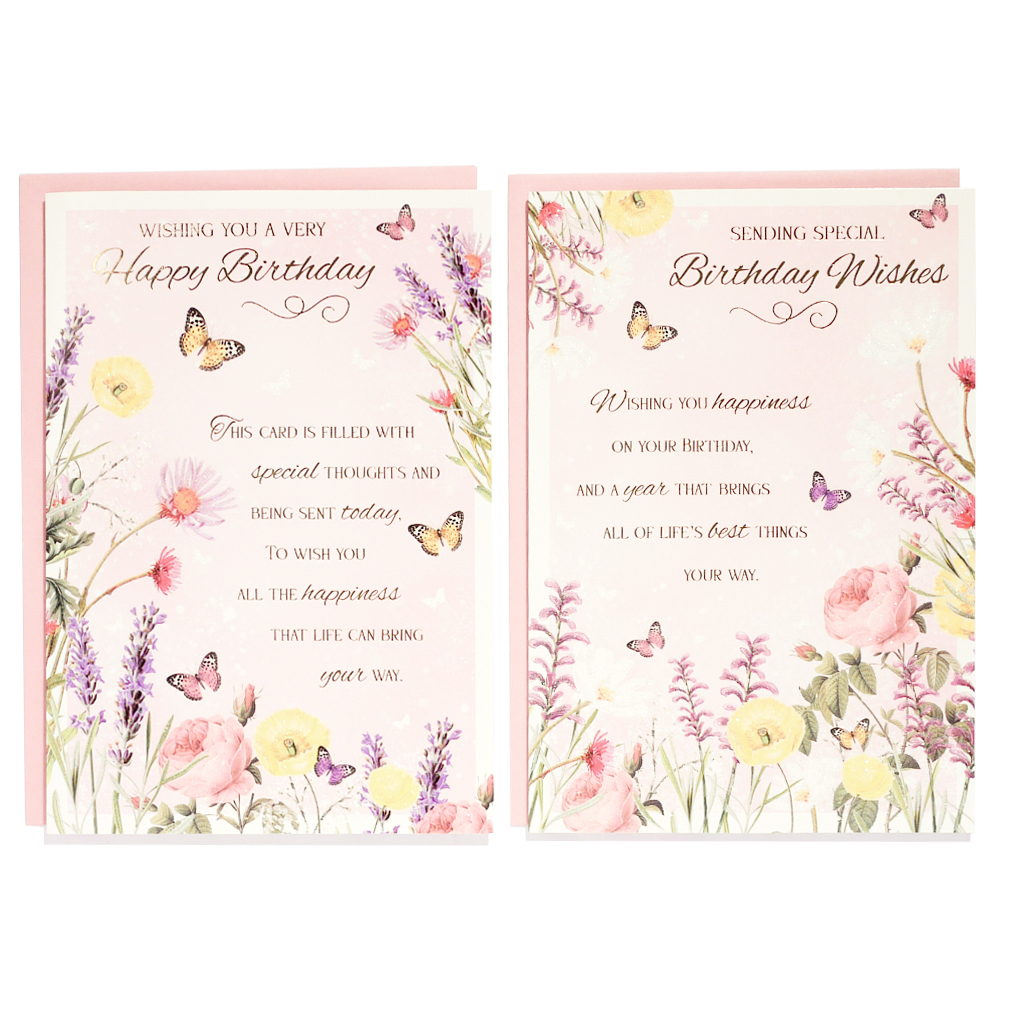 12pk Cards C50 Birthday Open - Tiger Feet Ireland