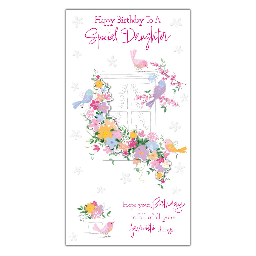 6pk Cards C55 Birthday Daughter - Tiger Feet Ireland