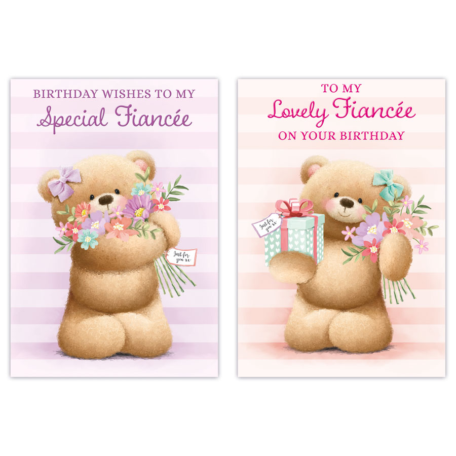 12pk Cards C50 Birthday Fiancée - Tiger Feet Ireland