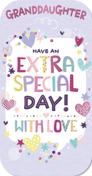 6pk Cards C55 Birthday Granddaughter - Tiger Feet Ireland