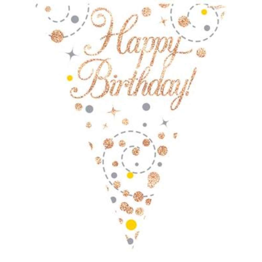 Party Bunting Sparkling Fizz Birthday - Tiger Feet Ireland