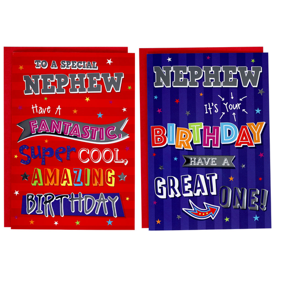 Poppyhill C50 Birthday Nephew 12pk