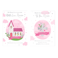 12pk Cards C50 Confirmation Niece - Tiger Feet Ireland