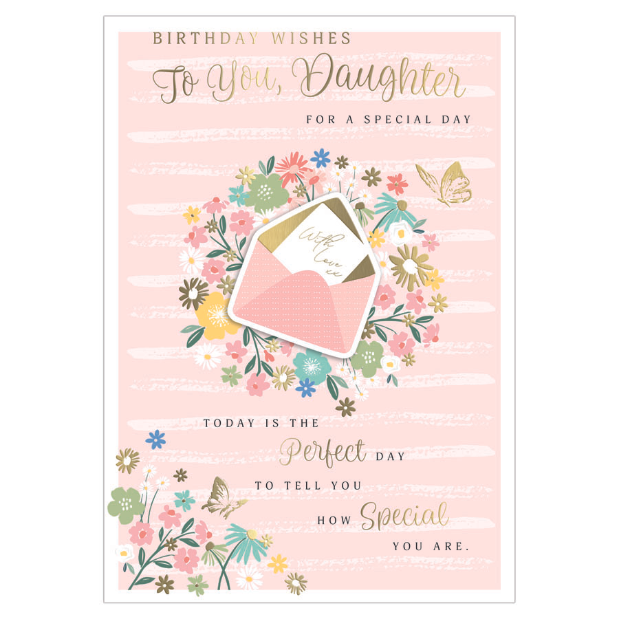 6pk Cards C90 Birthday Daughter - Tiger Feet Ireland