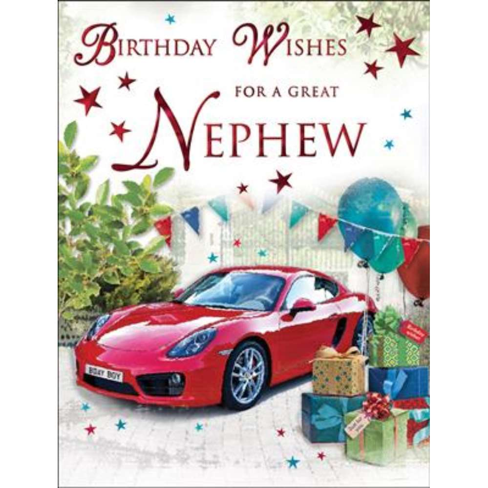 6pk Cards C50 Birthday Nephew - Tiger Feet Ireland