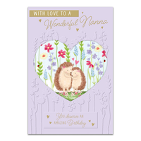 6pk Cards C75 Birthday Nanna - Tiger Feet Ireland