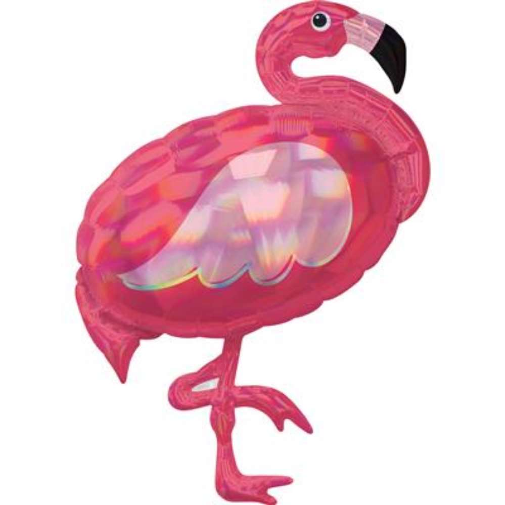 Foil Balloon Supershape Flamingo Pink - Tiger Feet Ireland