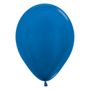 50ct Latex Balloon 12in Met Blue Sempertex - Tiger Feet Ireland