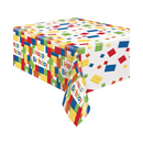 Plastic Tablecover 54" x 84" Building Blocks - Tiger Feet Ireland