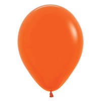 50ct Latex Balloon 12in Orange Sempertex - Tiger Feet Ireland