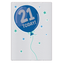 6pk Cards C50 Birthday Age 21 - Tiger Feet Ireland