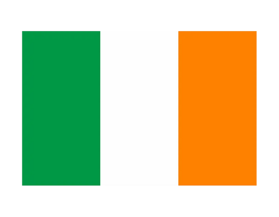 Gem Imports Irish Flag Fabric 76x50cm