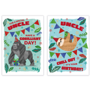 12pk Cards C50 Birthday Uncle - Tiger Feet Ireland