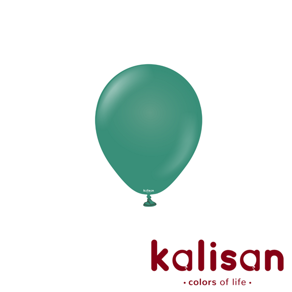 100ct Latex Balloon 5" Retro Sage Green Kalisan - Tiger Feet Ireland