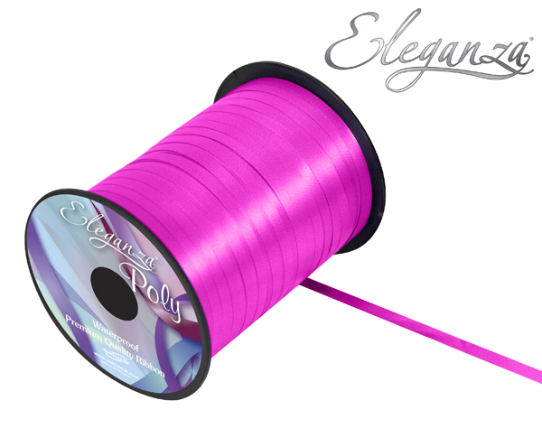 Curling Ribbon 5mm X 500yds Fuchsia - Tiger Feet Ireland