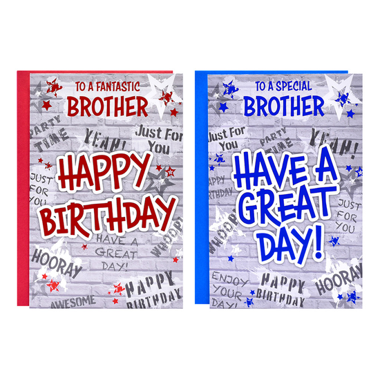 Poppyhill C50 Birthday Brother 12pk