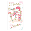 6pk Cards C55 Birthday Age 21 - Tiger Feet Ireland