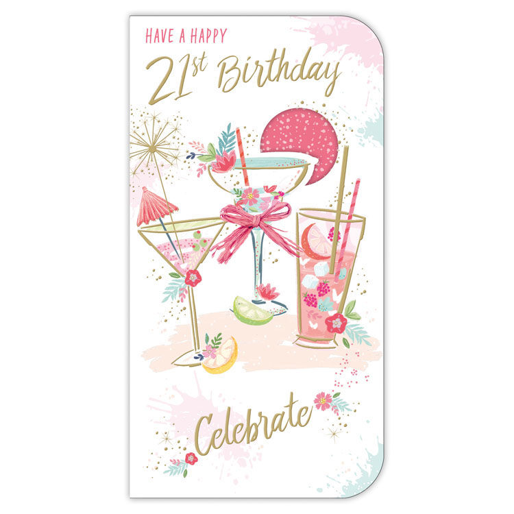 6pk Cards C55 Birthday Age 21 - Tiger Feet Ireland