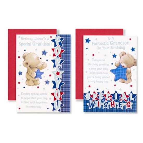 Poppyhill C50 Birthday Grandson 12pk