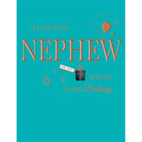 6pk Cards C50 Birthday Nephew - Tiger Feet Ireland